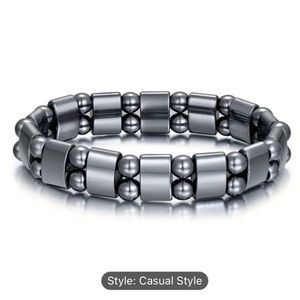 Hematite Stone Unisex Bracelet